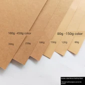 Kraft Karton Rulo - 80g 1.2m x 10m - 4