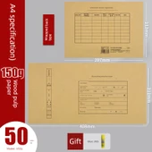 A4 Belge Kapağı Seti - 150g Ahşap Pulp - 50 Adet - Yatay Versiyon Kapaklı - 6554 - 1