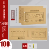 A5 Belge Kapağı Seti - 120g Ahşap Pulp - 100 Adet - Tek Parça - 480x150mm - 1