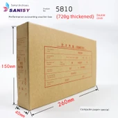Asit İçermeyen Sertifika Kutusu - 25 Adet - 260x150x40mm - Kırmızı Yazı - 3