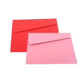 Kalp Kapatma Zarf - Mavi Yıldızlı 12*19CM 10 Adet - 2