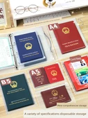 A4 A5 B5 Dosya Organizatörü - Açık Pudra - 12 İç Sayfa - 3