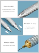 Mekanik Kalem - Gül Altın - 0.7mm - 2B Kurşun - 5