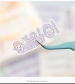 İngiliz Alfabesi Sevimli Günlük Çıkartmaları - Kağıt + PET/Abu İngilizce - 2 Paket thumbnail 12