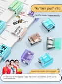İz Bırakmayan Klipsli Dosya - 20 Paket Plastik 20mm Renkli Karışım - 2