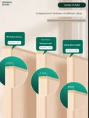 Mühendislik Çizim Masası - [79 Parça Set] Klasik 50 A3 Çizim Kağıdı + Kalem - 4