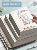B5 A5 Yenileme 26 Delik Yatay Çizgili Defter - Tek B5 Kafes 60 Sayfa - 2