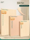 Mühendislik Çizim Masası - [79 Parça Set] Klasik 50 A3 Çizim Kağıdı + Kalem - 8