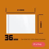 Beyaz 36MM A5 Sıcak Erime Kılıf (321-350 Sayfa) - 1