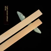 Bambu Öğretmen Cetveli - Minimalist Sözsüz Cetvel - 1