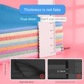 A4 Plastik Köpük Kağıt Seti 50 Parça Akrilik Pigmentli ve Çanta ile - 4