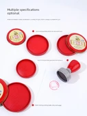 Hızlı Kuruyan Kırmızı Mürekkep Pedi - Küçük Boy (Deneme Paketi) 1'li Paket - 6