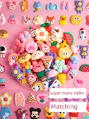 DIY Hızlı Kum Anahtarlık Seti - Şeker [10 Paket] 1 Depolama Kutusu ile - 3