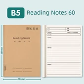 Kraft Kağıt Okuma Defteri B5 - 60 Kitap (80 sayfa her biri) - 1