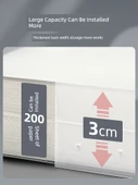 Sanat Posteri Taşıma Çantası - 16K/A4 Buzlu Beyaz - 1 Paket - 3