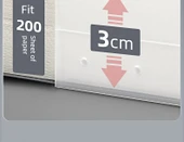 Sanat Posteri Taşıma Çantası - 8K/A3 Şeffaf Siyah - 1 Paket - 9