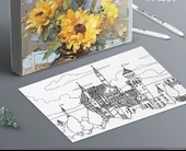 Sanat Posteri Taşıma Çantası - 4K/A2 Buzlu Beyaz - 1 Paket - 7
