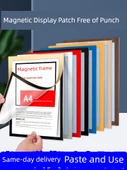 Manyetik Kağıt Dosya Tutucu - A5 Buzlu Gümüş - 2
