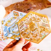 DIY Minyatür Manzara Çıkartmaları - 4.0 Sürüm Line Puppy Poğaça Dükkanı - 5