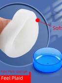 Para Sayma Islak El Süngeri Daldırma Kutusu - [3 Paket] Şeffaf Turuncu - 4