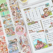 Dekoratif Washi Bant - Sihirli Dünya - Cilt 1 - 3
