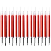 Kırmızı Jel Kalem Yedekleri - 0.5mm Uç - 20 Adet - 1 Kırmızı Kalem Hediye - 5
