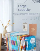 Akrilik Şeffaf Kitaplık - Orta Boy - 2 Paket - 6