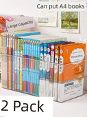 Akrilik Şeffaf Kitaplık - Orta Boy - 2 Paket - 2