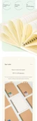 Deli Retro Minimalist Spiral Defter - Kahverengi Ambalaj Kağıdı - A5 - 60 Sayfa - 4 Paket - 10