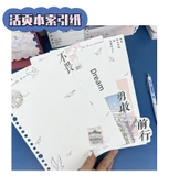 A4 Gevşek Yaprak Defter Kapağı - Dokuz Gün (Fengluan) - A4/30 Delik Kapağı + Her Sayfa - 11