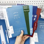 A4 Gevşek Yaprak Defter Kapağı - Dokuz Gün (Fengluan) - A4/30 Delik Kapağı + Her Sayfa - 5