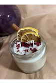 Vanilya Esanslı Dekoratif Cam Kavanoz Mum - 2