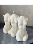 Kadın Mum 3 Lü Set Tasarım Mum Dekoratif Mum - 1