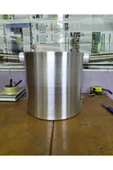 Metal Alüminyum 25x25 Saksı Canlı Cansız Çiçek - 1