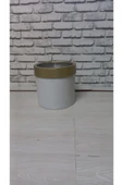 30×30 Darbuka Saksı Şık Tasarım Gold Kemerli thumbnail 1