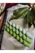 Dekoratif 3'lü Kokulu Burgu Mum Seti - 1