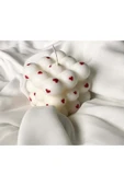 Kalp Desenli Bubble Mum - Kokulu - Dekoratif - 1