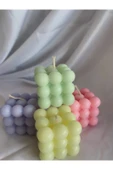 Bubble Renkli 4'lü Kokulu Mum thumbnail 2