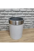 Beyaz Darbuka Saksı 40×30 - 2