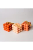 3 Lü Dekoratif Kokulu Bubble Mum - 1