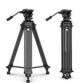 Ulanzi MT-81 Alüminyum 360 Ball Head Kafa Video Tripod thumbnail 2
