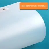 Şeffaf Mat Plastik A4 Dosya - 10 Paket - Jel Kalem 10 - 5