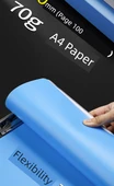 A5 Kağıt Depolama Kitabı - İnce Malzeme - Düz Klips - 2 Paket - 10