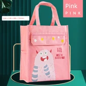 Oxford Kumaş Sanat Çantası - Pembe - Unisex - Çok Katmanlı - 1