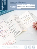 Yapışkan Not Kağıdı - Yatay Çizgi - 2 Paket (Büyük) - 100 Yaprak - 4