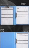 A4 Kağıt Depolama Kitabı - Kalınlaştırılmış - Askı Tasarımı - Tek Klips - 2 Paket - 8