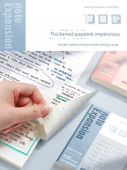 Yapışkan Not Kağıdı - Yatay Çizgi - 2 Paket (Büyük) - 100 Yaprak - 5