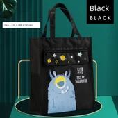 Oxford Kumaş Sanat Çantası - Siyah - Unisex - Çok Katmanlı - 1