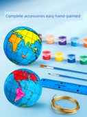 DIY Dünya Küresi Kiti - Geliştirilmiş Versiyon + Palet - 2 Paket - 10cm - 4