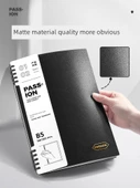 A4 Boş Sayfa Defter - Yatay Çizgi Siyah + Beyaz - 2 Paket - 5